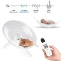 18 cm silent hamster exercise wheel with stable anti-skid base for cage use โ Pet Multiverse