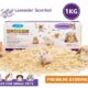 Hamster wooden shaving bedding 1kg low dust lavender scented wood shavings India