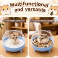 Pet Multiverse hamster sand bath bowl multifunctional sand bath and feeding station for hamsters