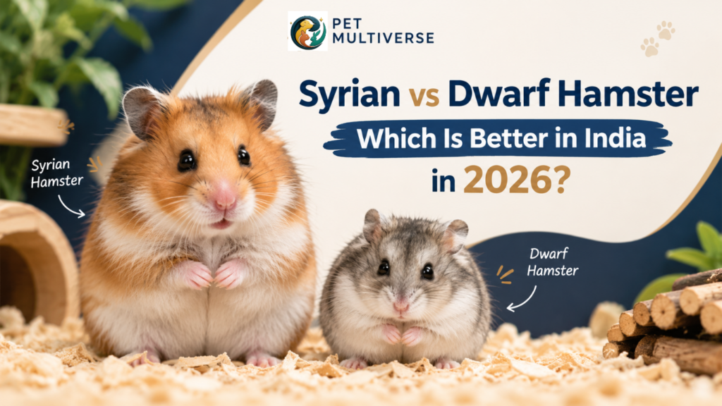 Syrian vs Dwarf Hamster in India Which Is Better in 2026